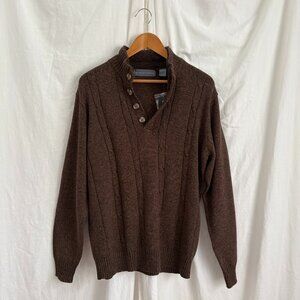 Oscar De La Renta Brown Sweater M